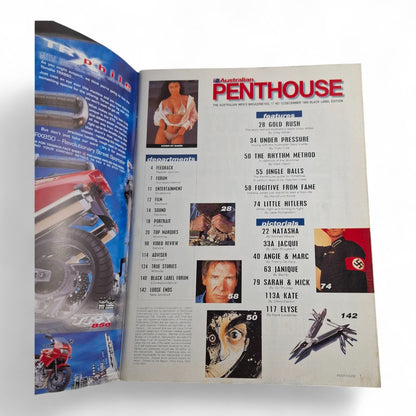 Australian Penthouse Magazine - Black Label December 1996 Janique Kate Coombs