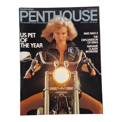 Australian Penthouse Magazine January 1982 Danielle Deneux / Karen Rose