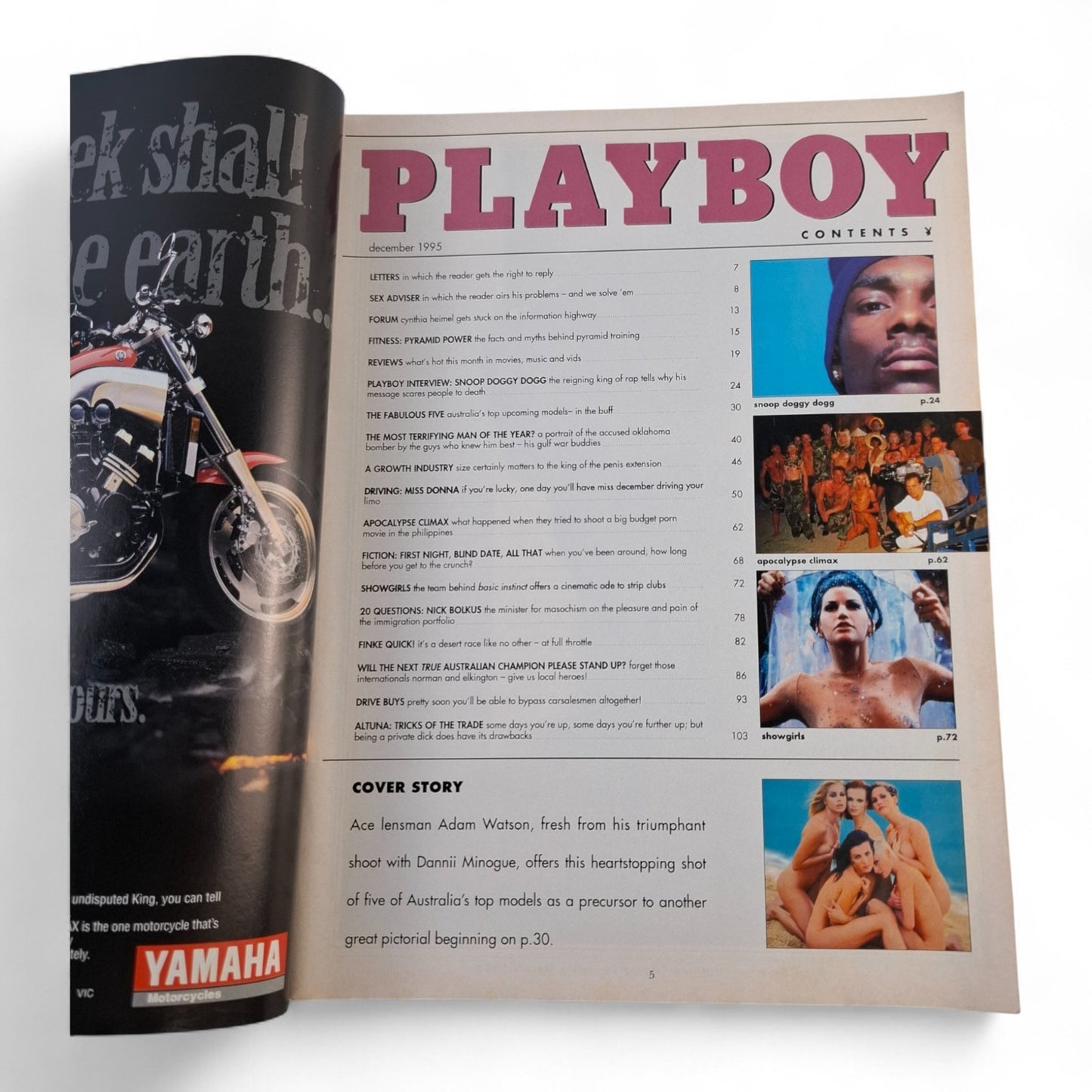 Australian Playboy Magazine December 1995 George, Shelley, Snoop Dogg