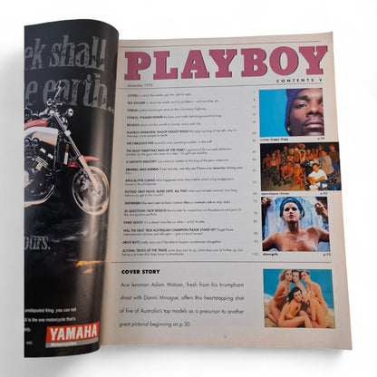 Australian Playboy Magazine December 1995 George, Shelley, Snoop Dogg
