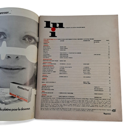Lui French Magazine No. 104 September 1972 Edna
