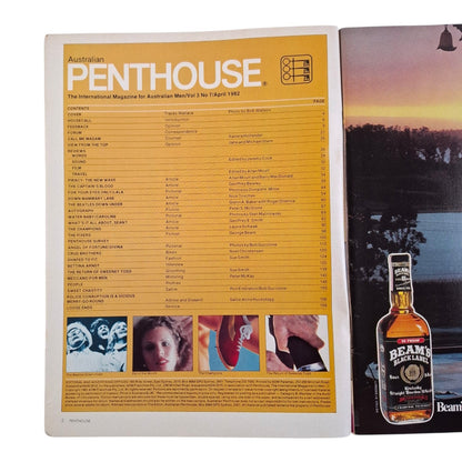 AUSTRALIAN PENTHOUSE April 1982 Magazine Tracey Wallace / Caroline Reynald