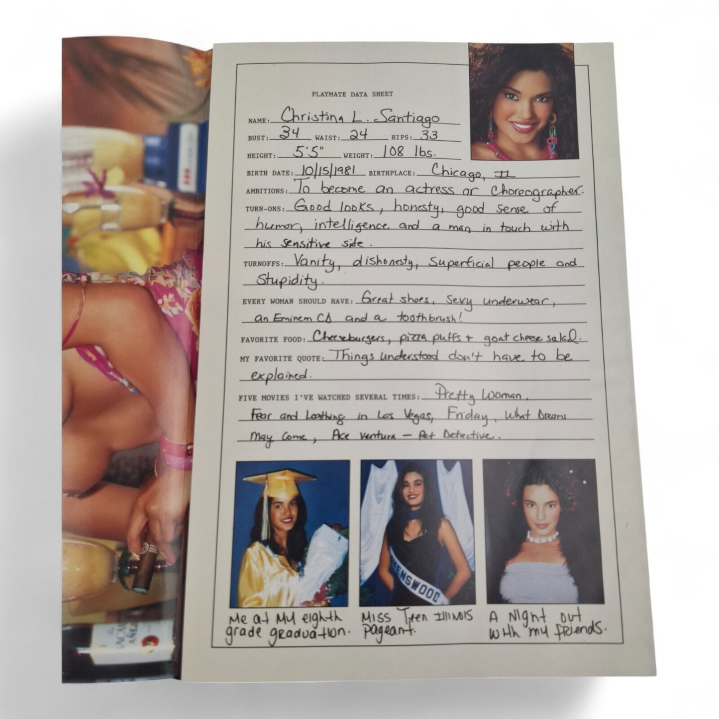 Playboy Magazine August 2002 Christine Nielsen