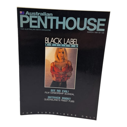 Australian Penthouse Magazine - Black Label March 1997 Rachel James