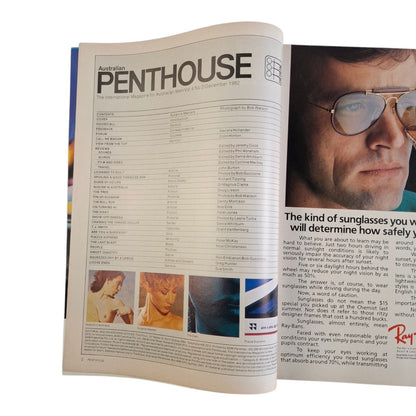 Australian Penthouse Magazine December 1982 Suzanne Masters / Sheena Sorensen