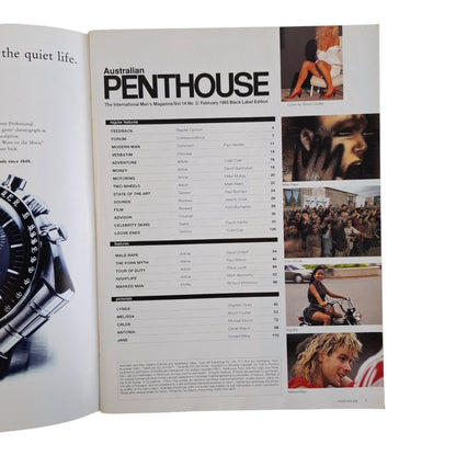 Australian Penthouse Magazine February 1993 Melissa Burrows / Tori