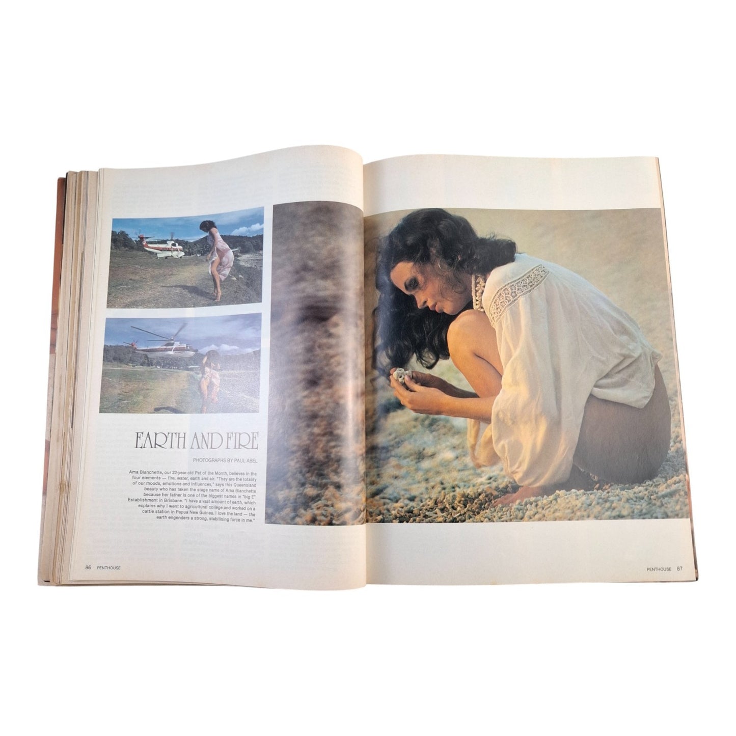 AUSTRALIAN PENTHOUSE Men's Magazine October 1980 Ama Blanchette