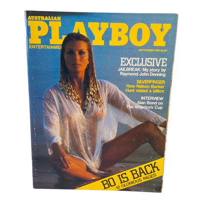 Australian Playboy Magazine September 1980 Bo Derek / Maree Jonsson