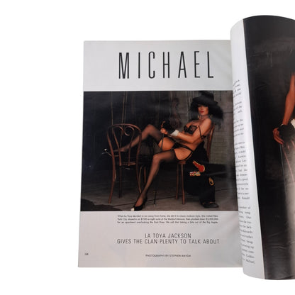 PLAYBOY MAGAZINE March 1989  La Toya Jackson / Laurie Wood NO C/F