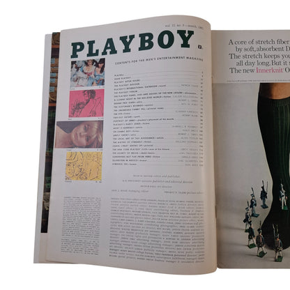 PLAYBOY Magazine March 1965 Vargas Girl / Jennifer Jackson - NO C/F