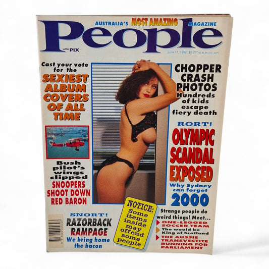 Australian People Magazine June 1992 Jessica Miller