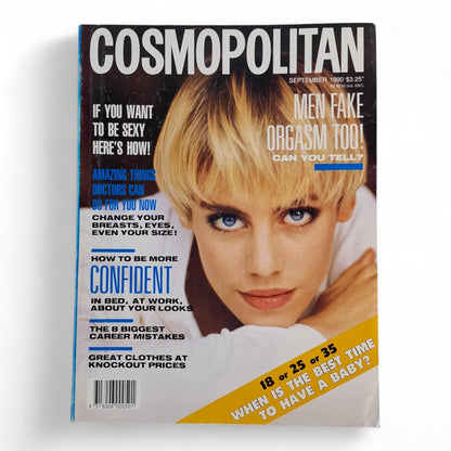 Cosmopolitan Australia magazine - September 1990 - Julie Feiten + Dana Delaney