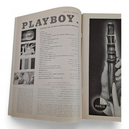 PLAYBOY MAGAZINE March 1961 Tonya Crews Complete