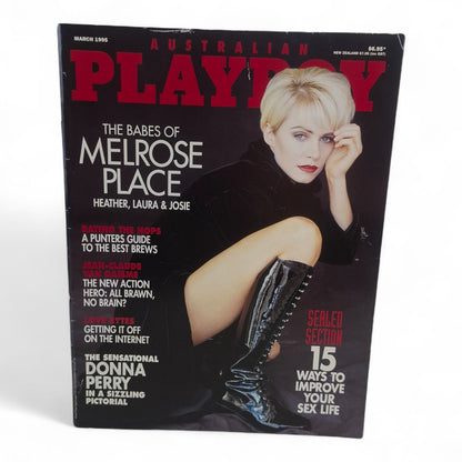 Australian Playboy Magazine March 1995 Josie Bissett Melrose Place