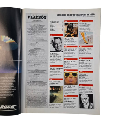 Australian Playboy Magazine January 1989 Kate Ceberano / Laura Richmond