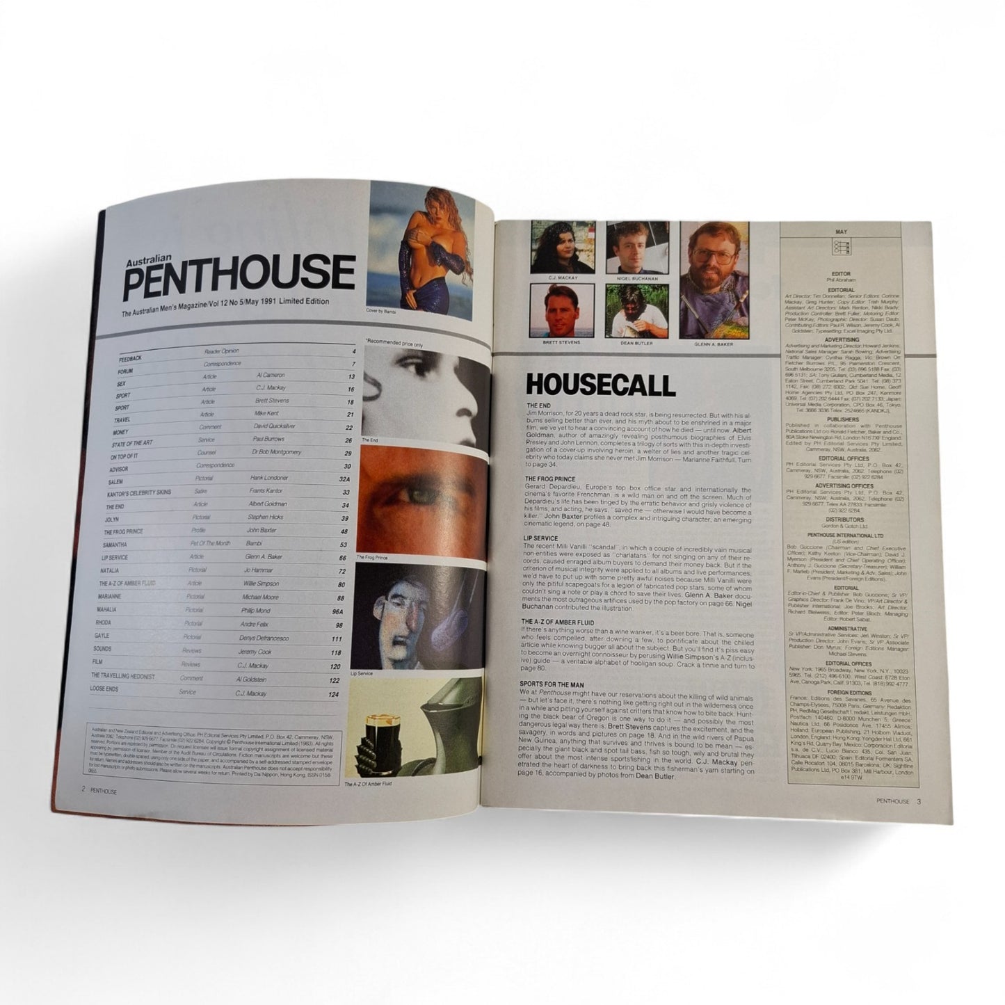 Australian Penthouse Magazine - Limited Edition May 1991 Samantha Dooley