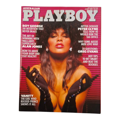 Australian Playboy Magazine June 1985 Vanity (Denise Matthews) Elizabeth Aguilar