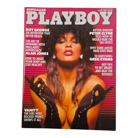 Australian Playboy Magazine June 1985 Vanity (Denise Matthews) Elizabeth Aguilar