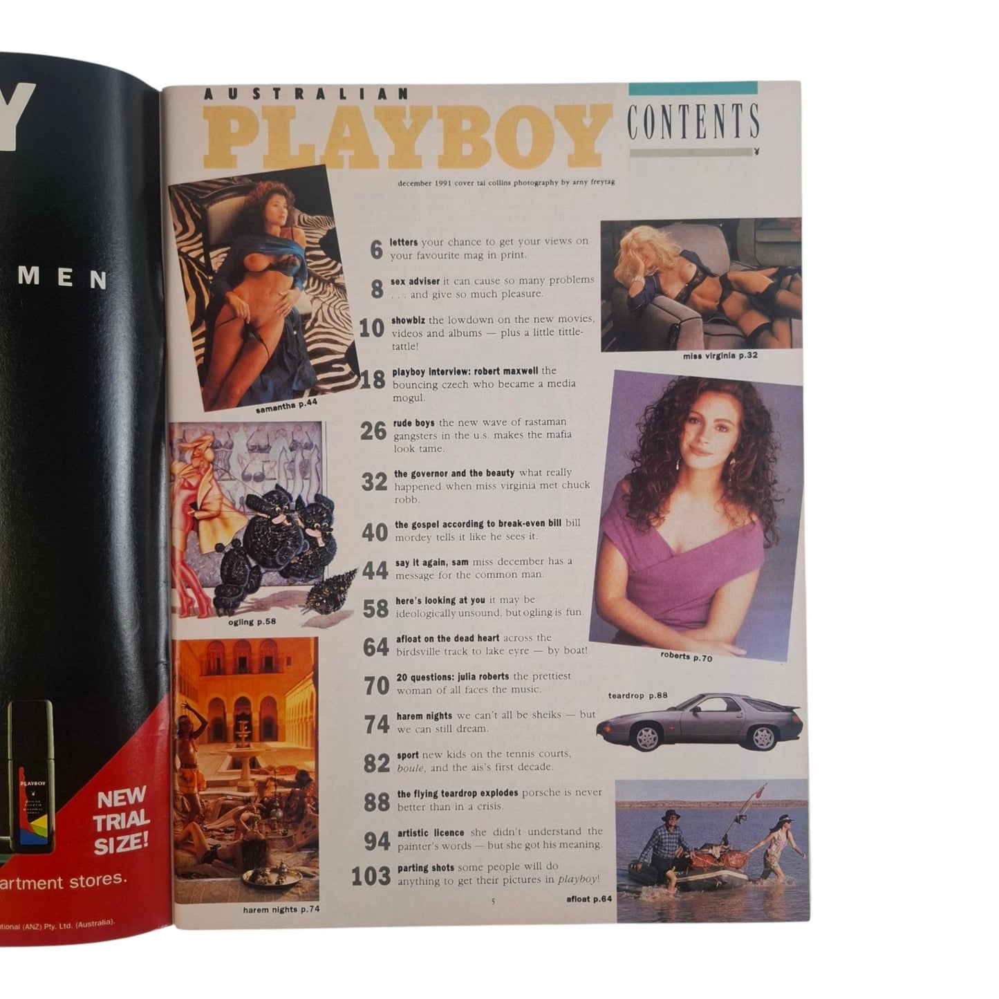 Australian Playboy Magazine December 1991  Tai Collins / Samantha Dorman