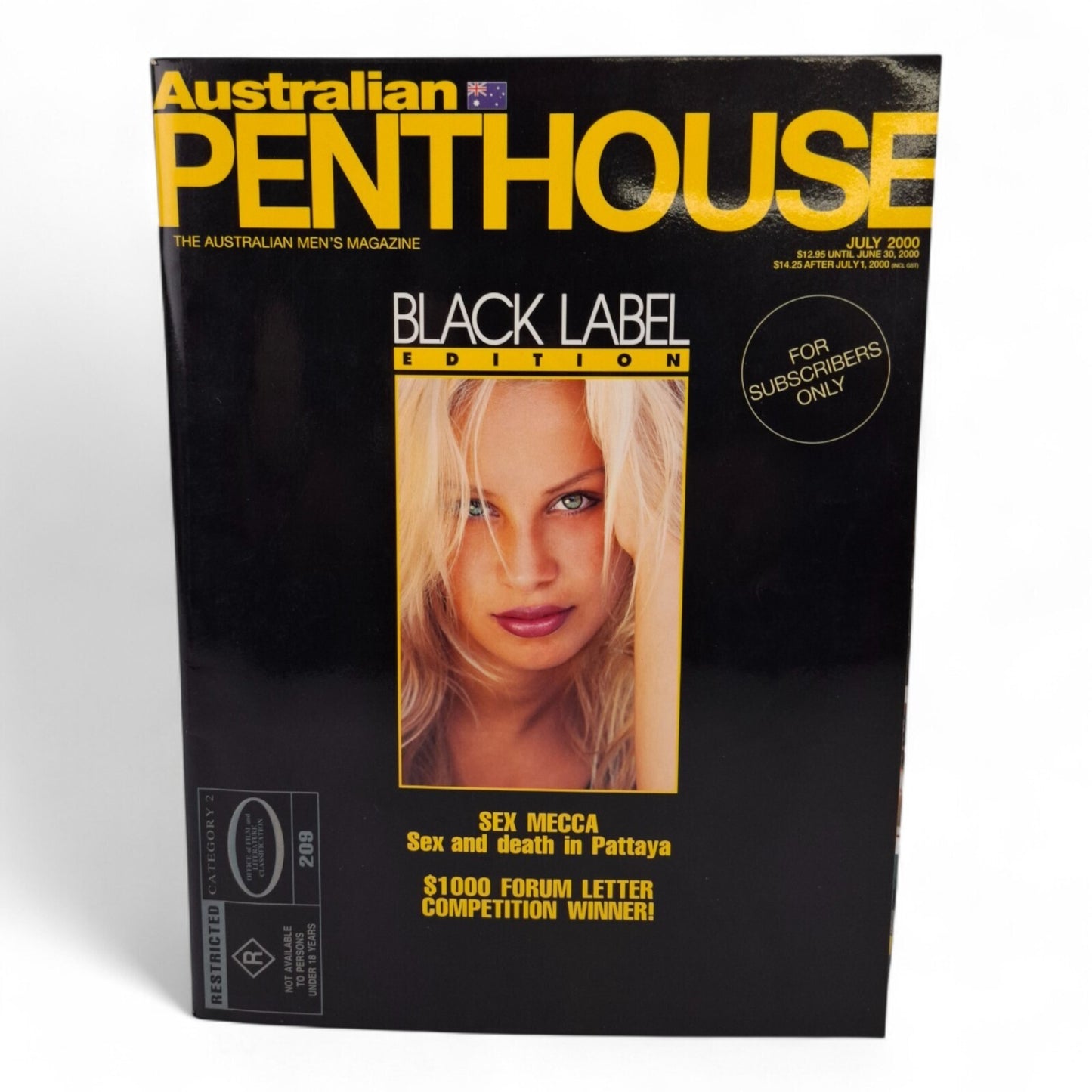 Australian Penthouse Magazine - Black Label July 2000 Complete Playboy