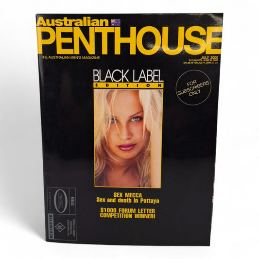 Australian Penthouse Magazine - Black Label July 2000 Complete Playboy