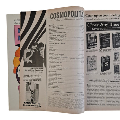 Cosmopolitan October 1966 Veronica Hamel  / Audrey Hepburn