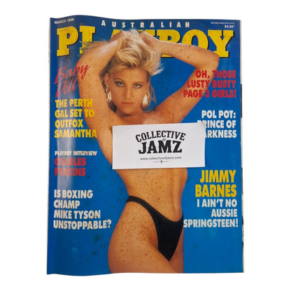 Australian Playboy Magazine March 1988 Baby Doll / Cristina Garavaglia