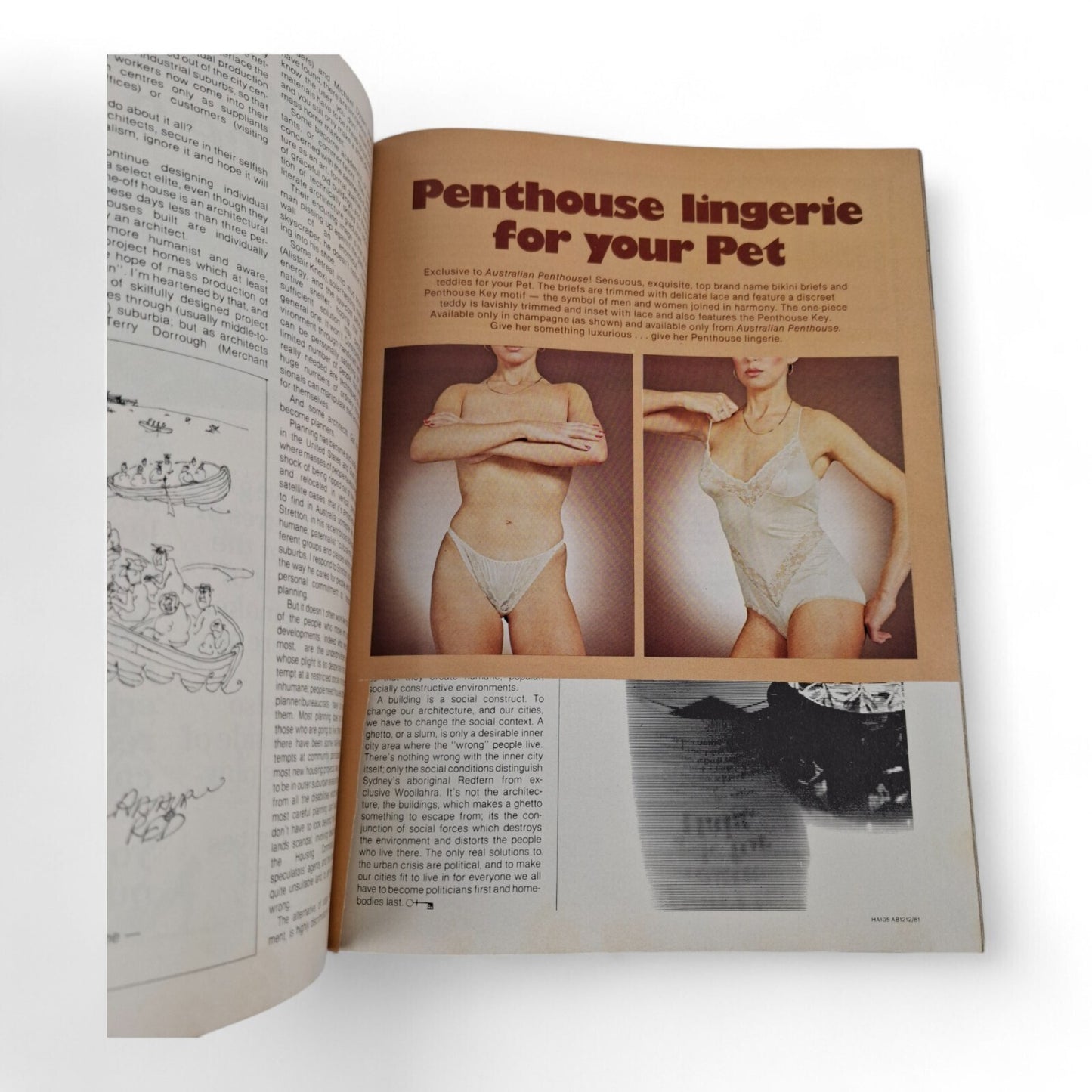 AUSTRALIAN PENTHOUSE Men's Magazine November 1981 Complete VERY GOOD PLUS