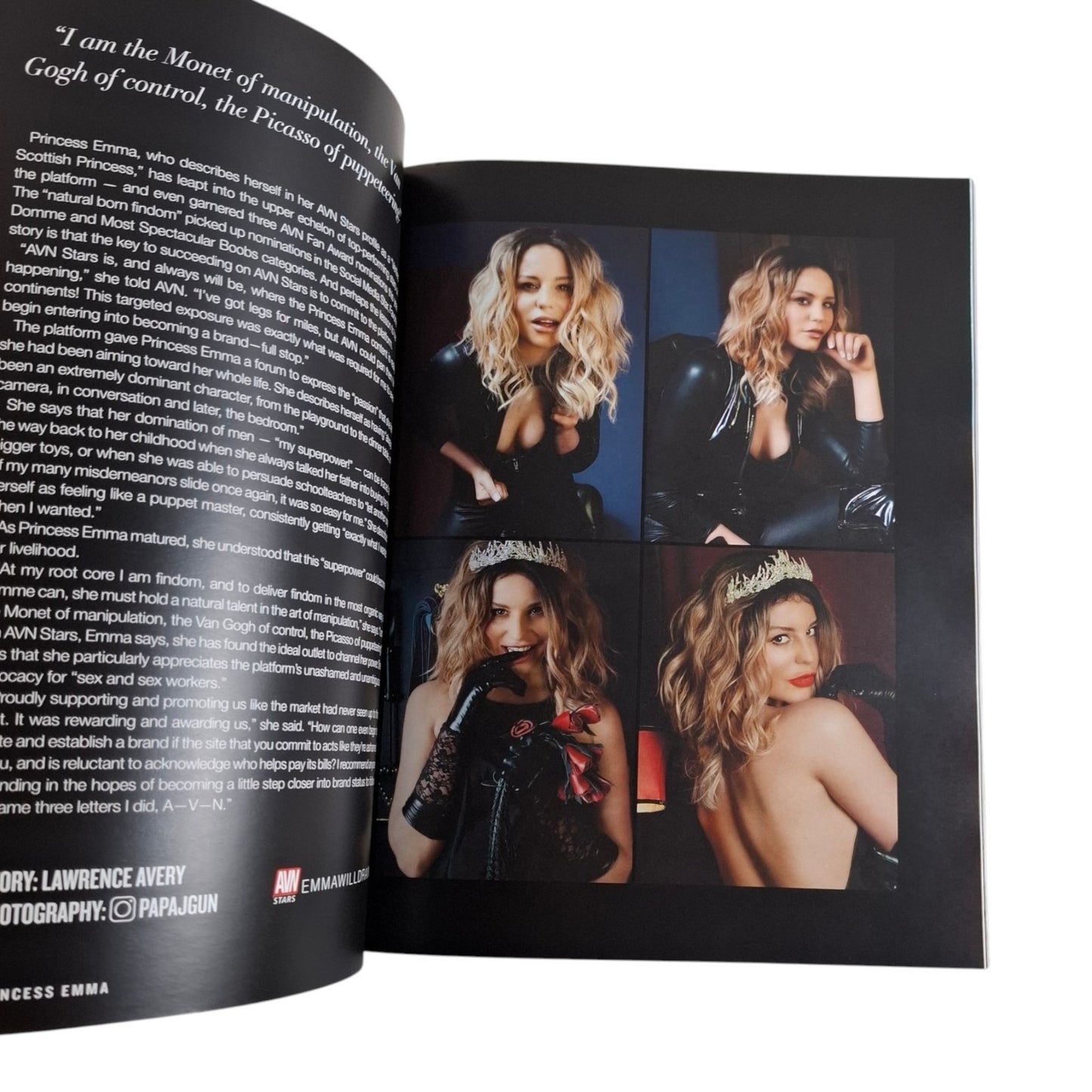 AVN March 2021 Issue 458 Joey Kim With Camstar Magazine insert Playboy