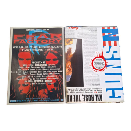 Hot Metal #54 Music Magazine August 1993 Axl Rose / Motley Crue / Allegiance