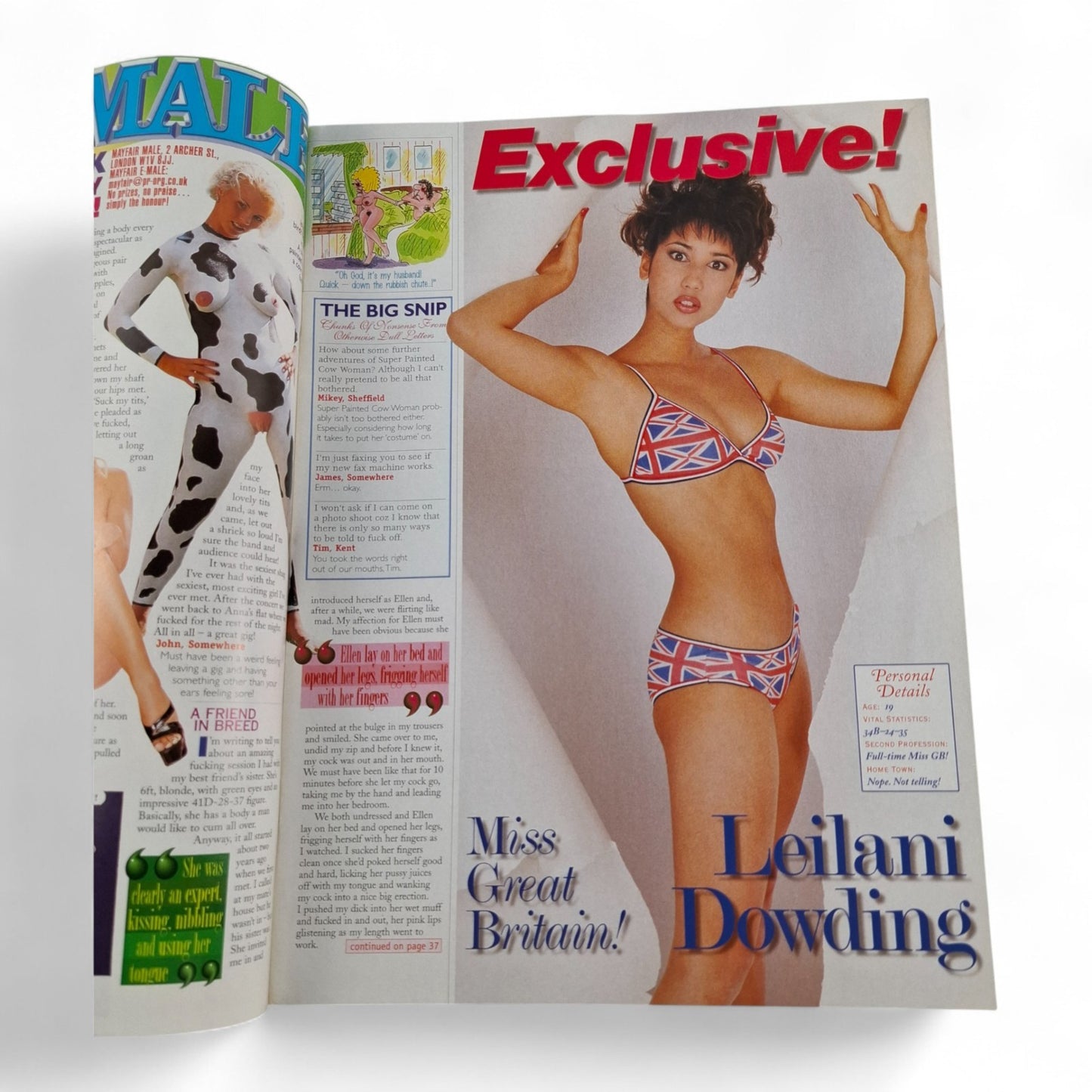 Mayfair Magazine Vol. 33 No. 12 1998 U.K Playboy Leilani Dowding