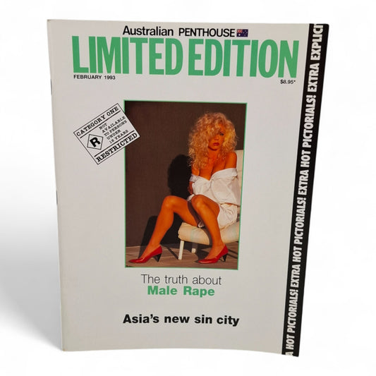 Australian Penthouse Magazine - Limited Edition February 1993 Melissa Burrows