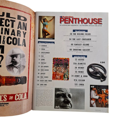 Australian Penthouse Magazine September 1996 Renee Eaves / Jeanette Dollar