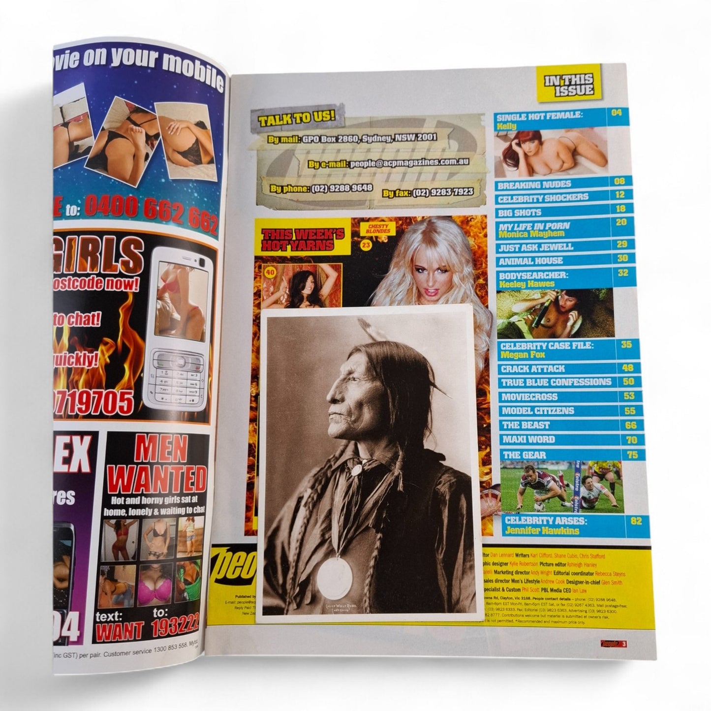 Australian People Magazine October 2009 Kelley Adrianna Night