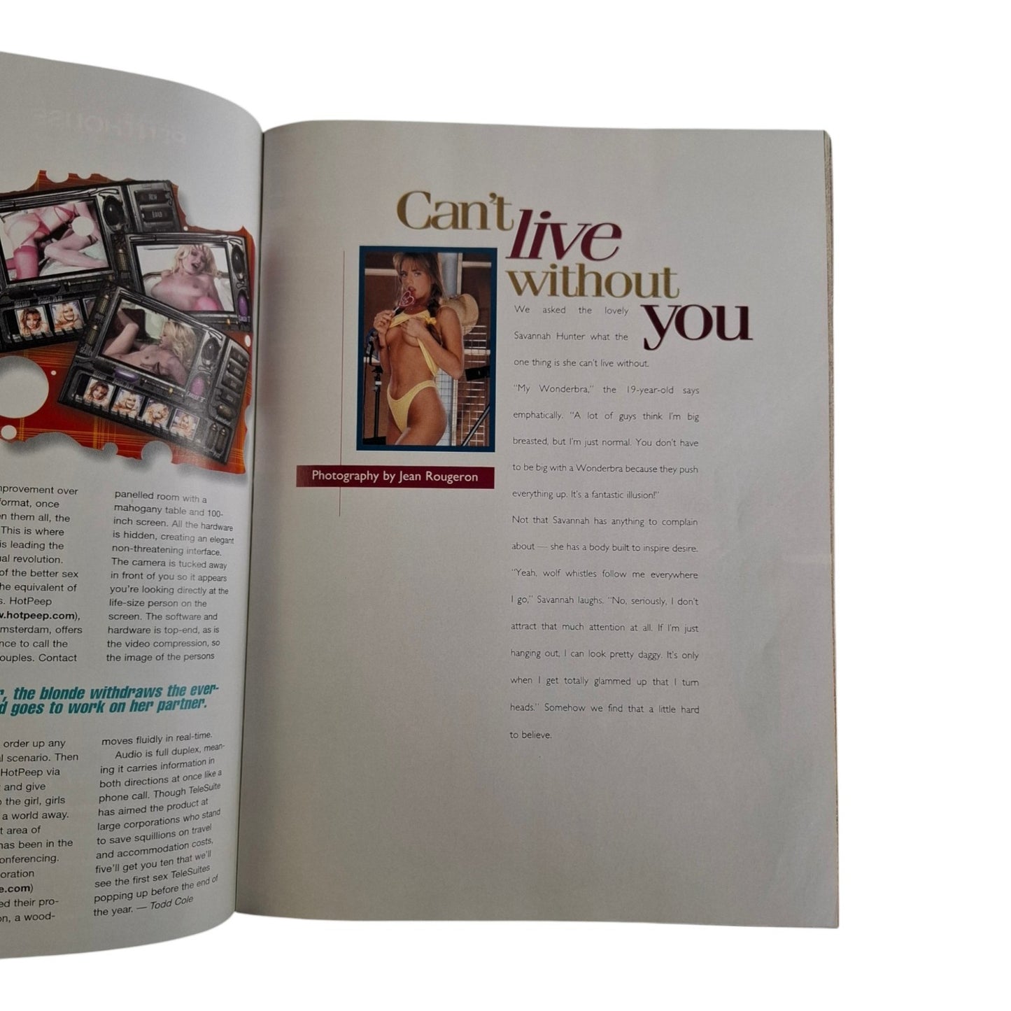 Australian Penthouse Magazine February 1998 Monique Mason / Savannah Hunter