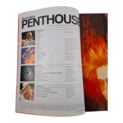 Australian Penthouse Magazine - Black Edition November 1987 Amanda Wolfe