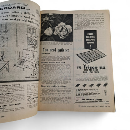 Australian Home Beautiful Magazine - October 1960