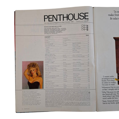 PENTHOUSE U.S Magazine October 1982  Morgan Fairchild /  Laurie L'Oranger