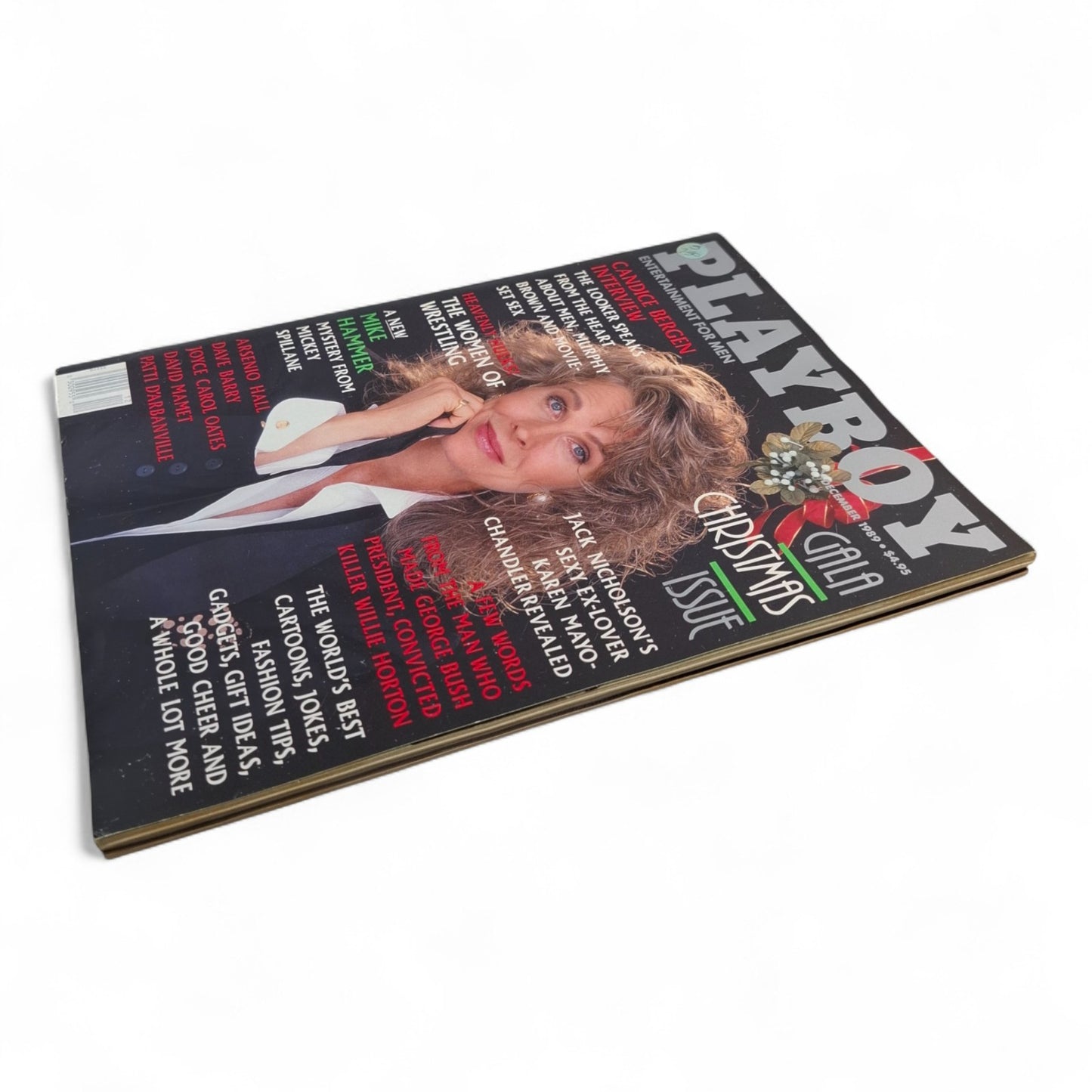 PLAYBOY MAGAZINE December 1989 Candice Bergen Petra Verkaik