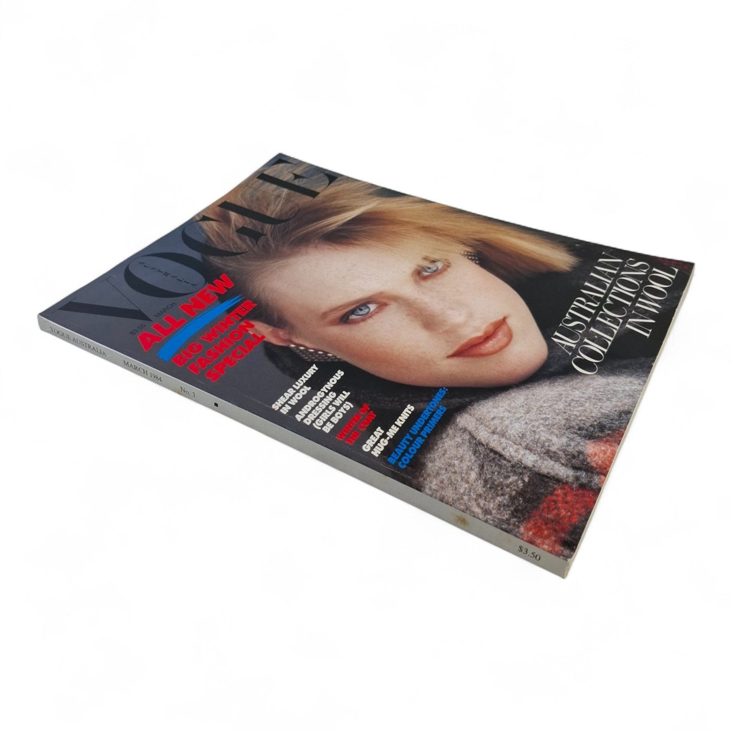 Vogue Australia magazine - March 1984 - with article on Anne Summers