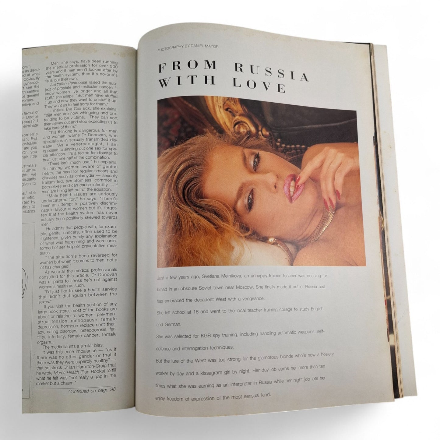 Australian Penthouse Magazine - Limited Edition February 1994 Monika Stevens