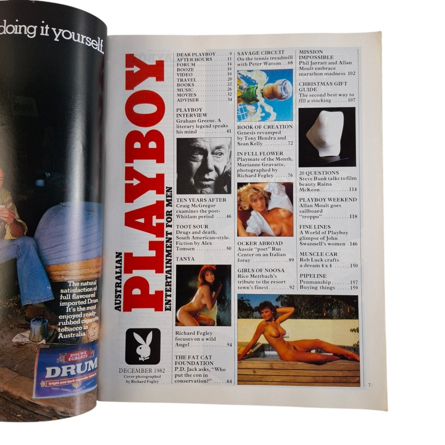 Australian Playboy Magazine December 1982 Tanya Roberts / Marianne Gravatte