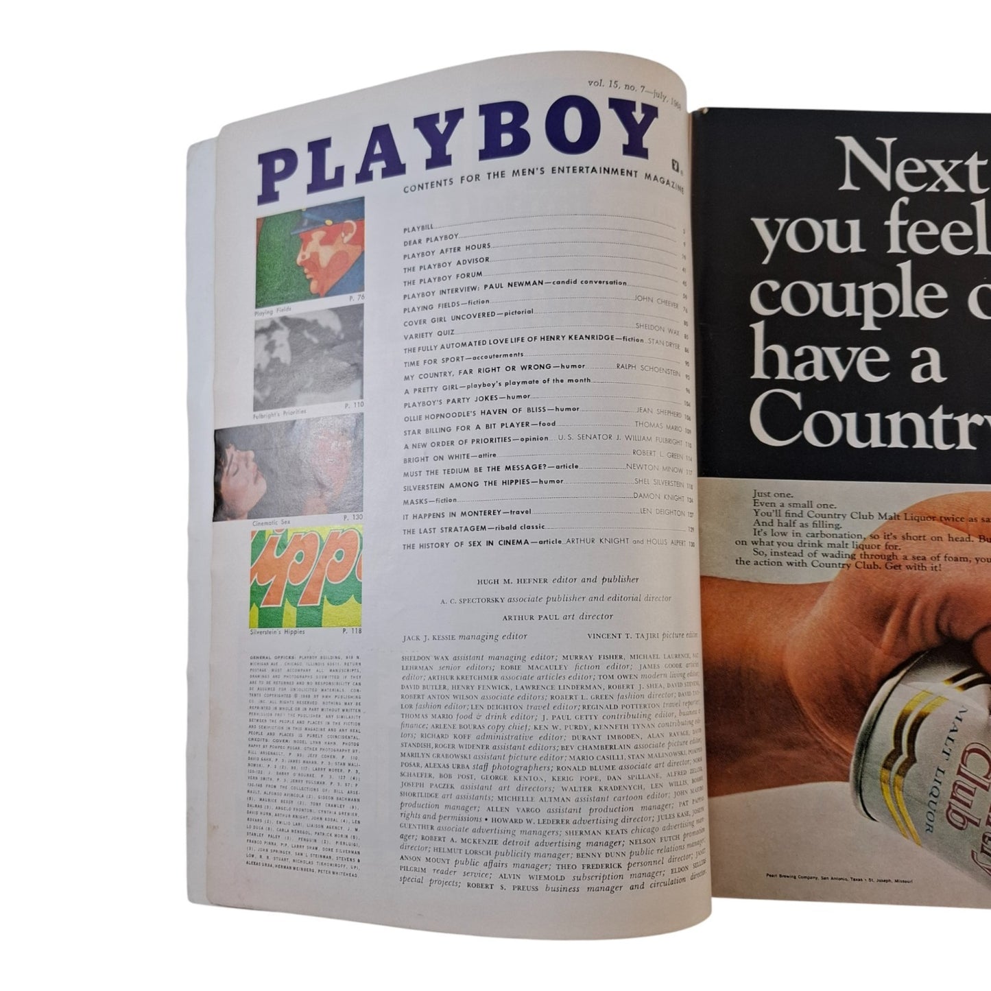 Playboy Magazine July 1968 Lynn Hahn  / Melodye Prentiss
