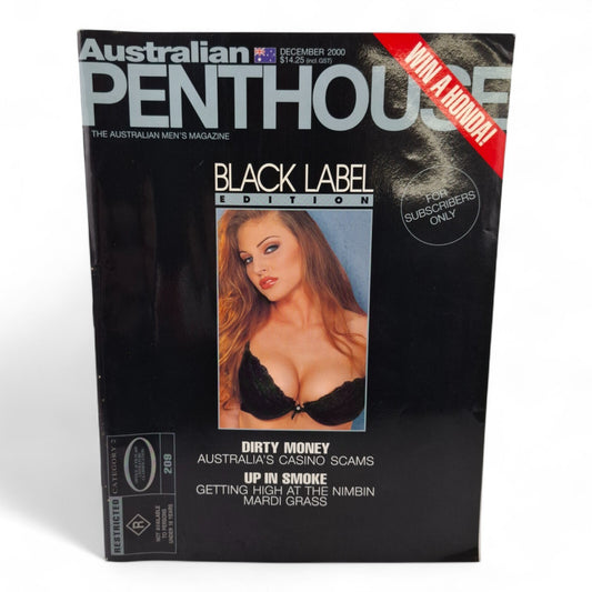 Australian Penthouse Magazine - Black Label December 2000 Complete Playboy