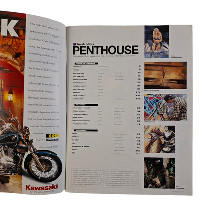 Australian Penthouse Magazine October 1995 Jen Webber / Trinity Burchill