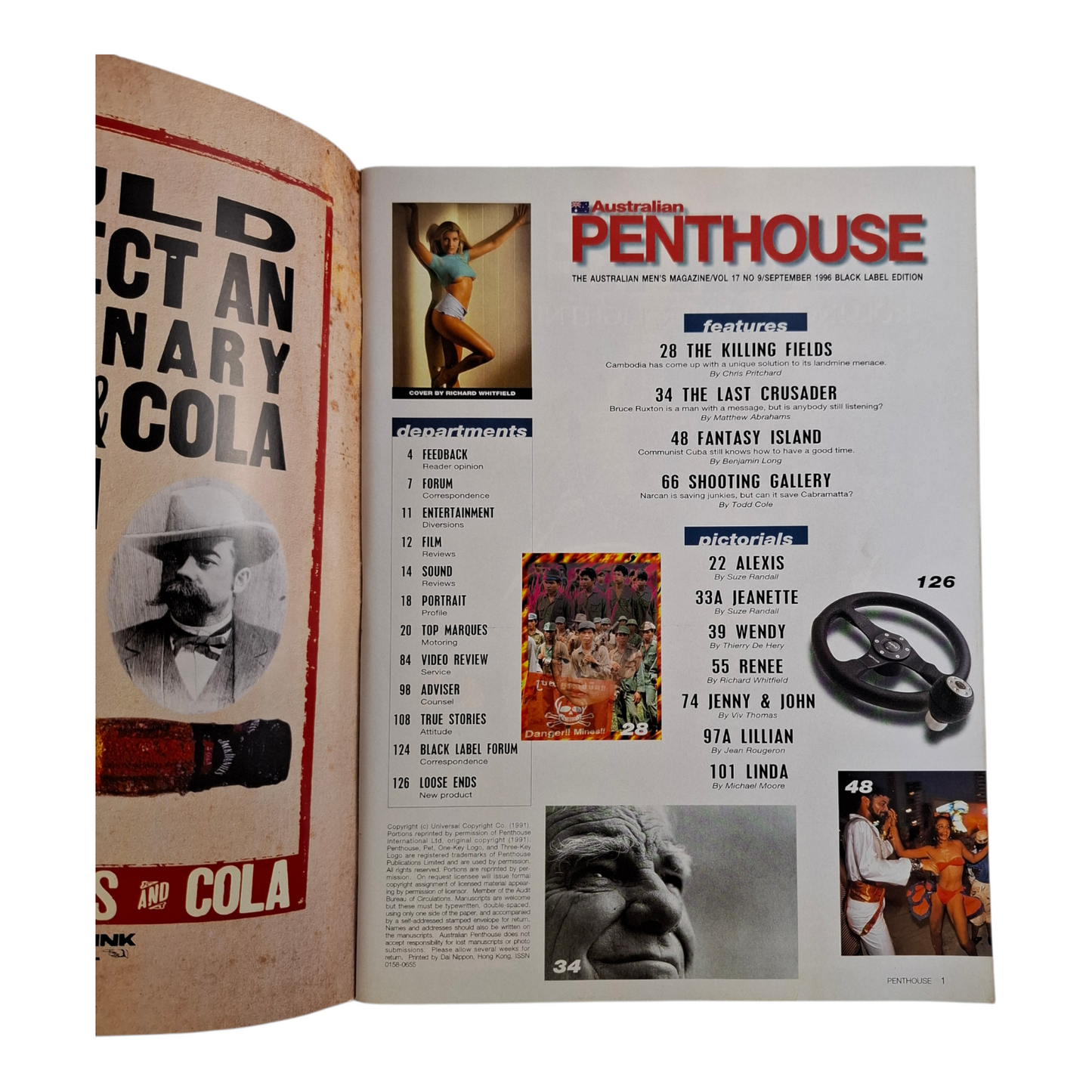 AUSTRALIAN PENTHOUSE Magazine September 1996 Renee Eaves