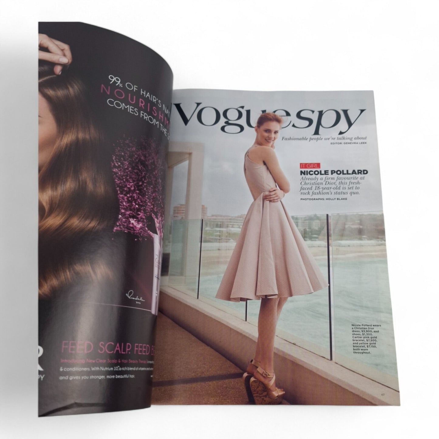 Vogue Australia Magazine November 2012 Catherine McNeil EXCELLENT COMPLETE