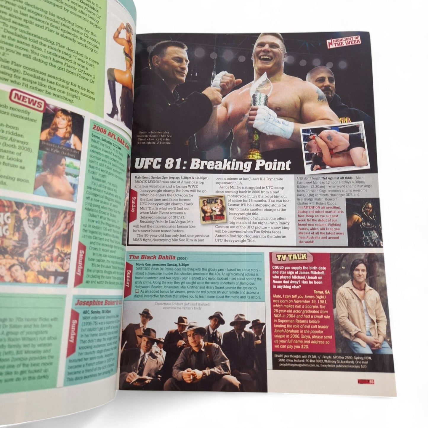 People Magazine Australia February 11th 2008 Lana Kinnear