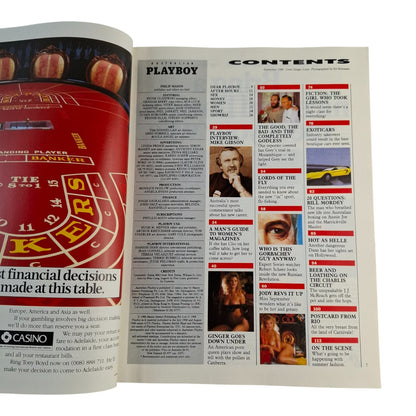 Australian Playboy Magazine September 1988 Ginger Lynn / Jody Parker RARE