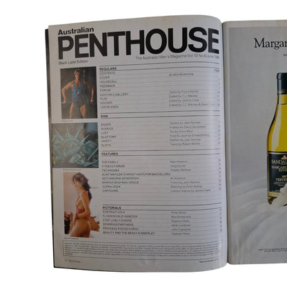 Australian Penthouse Magazine June 1989 Vanessa Walton / Lola Anders